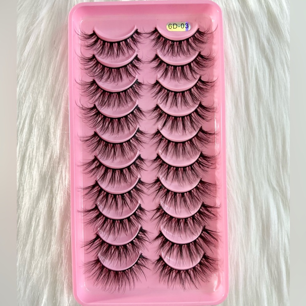 Eyelashes natural style 6D-03